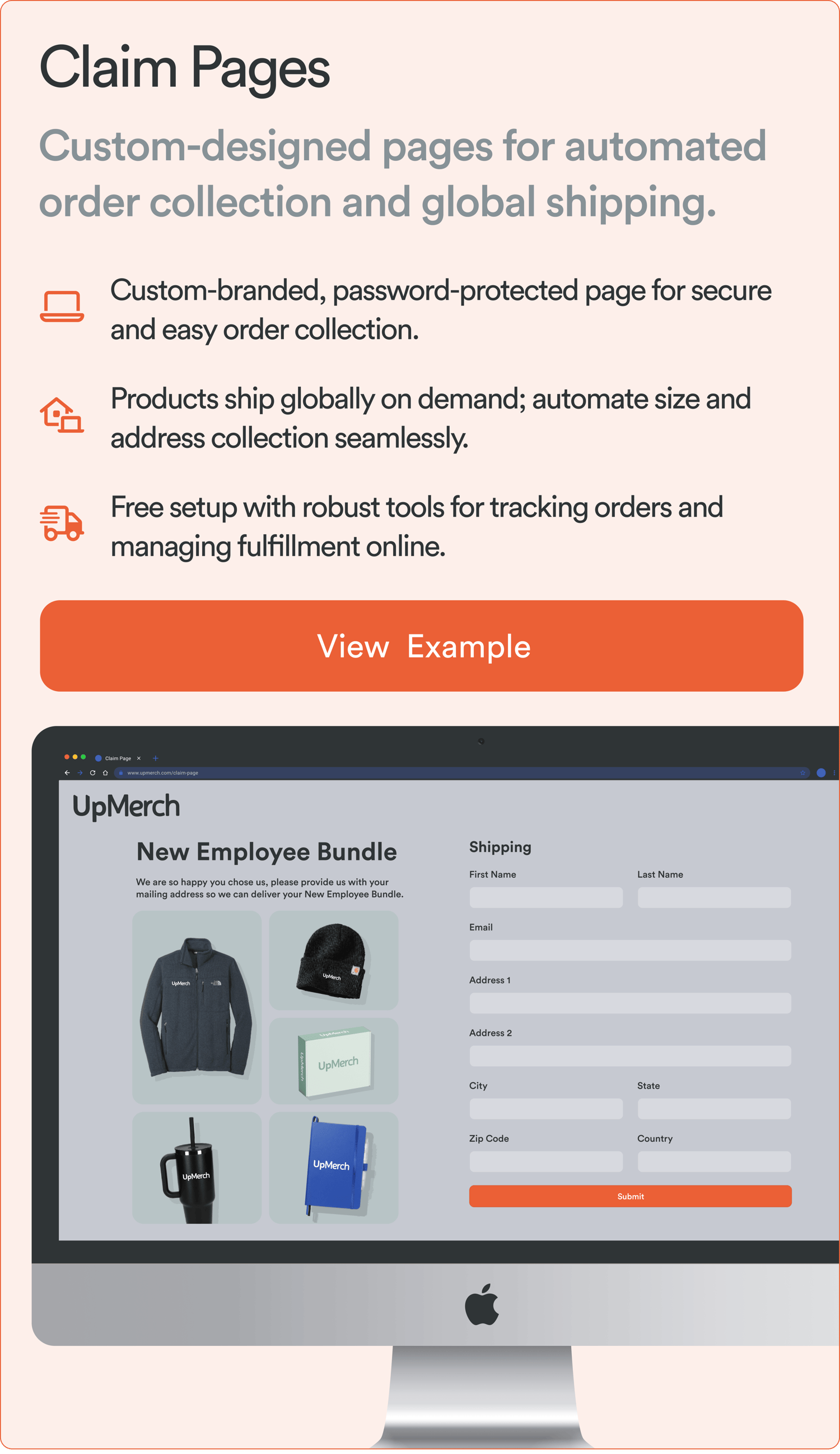 Claim Page