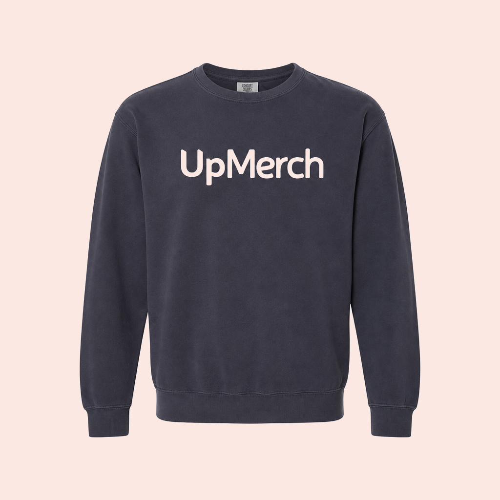 Unisex Garment-Dyed Crewneck Sweatshirt