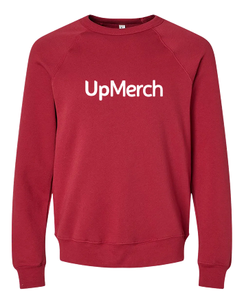 Unisex Sponge Fleece Raglan Crewneck Sweatshirt